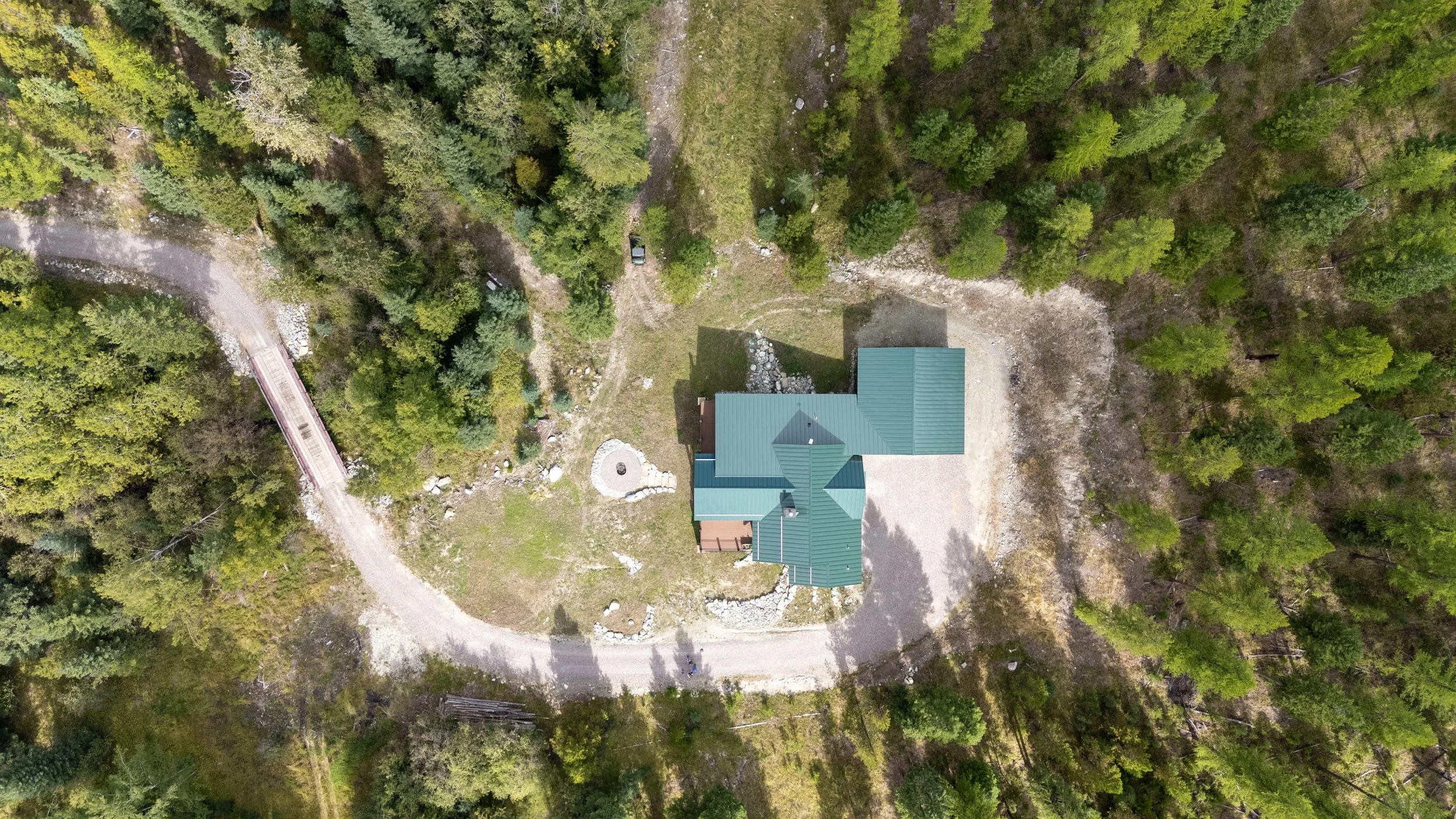 Aerial drone shot